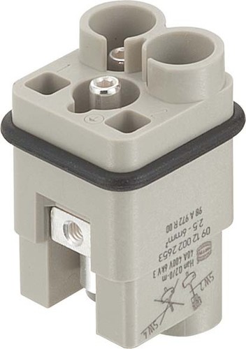 Harting Stifteinsatz Han Q 2/0 2,5-6 qmm 09120022653