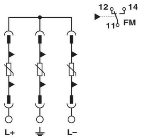 Phoenix Contact Generatoranschlusskasten 1000VDC, 1x2 Strings SOLSC2ST0DC1MPPT1000