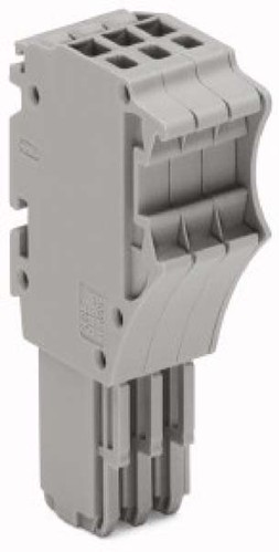 WAGO GmbH & Co. KG Federleiste 1-Leiter, grau 2020-103