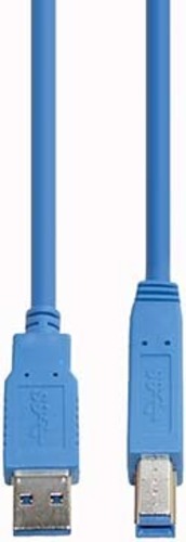 E+P Elektrik USB3.0 Verbindungskabel AB 1,5m,blau CC302