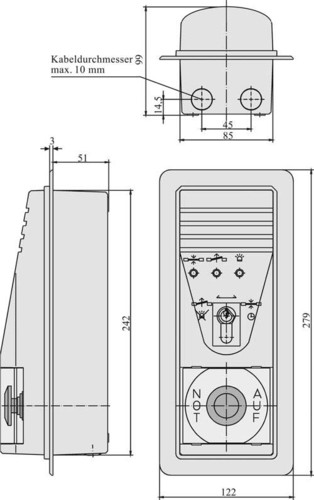 Assa Abloy effeff Tür-Terminal mit Zylinder 1337-11------00