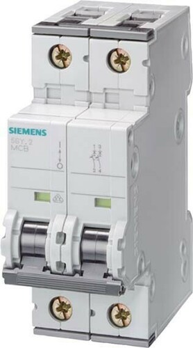 Siemens Dig.Industr. LS-Schalter 16A C 2p. 10kA 5SY4216-7