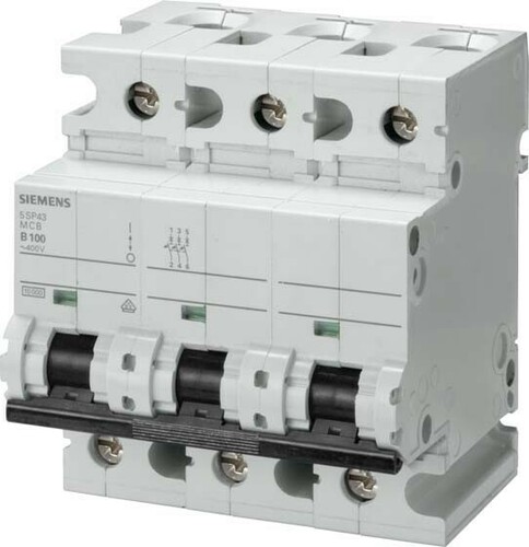 Siemens Dig.Industr. LS-Schalter C100A,3pol,T=70,10kA 5SP4391-7 Siemens Dig.Industr. LS-Schalter C100A,3pol,T=70,10kA 5SP4391-7