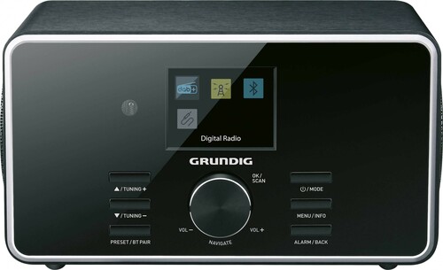 Grundig DAB+ Tischradio Premium,Linie,sw DTR45002.0BTDAB+sw