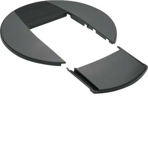 Tehalit Rosette 1-fach graphitschwarz DAC80 gsw