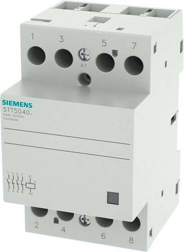 Siemens Dig.Industr. Installationsschütz 40A,4S,230AC/400V 5TT5040-2