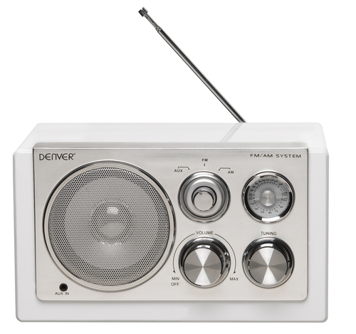 DENVER ELECTRONICS Tischradio TR-61 weiß