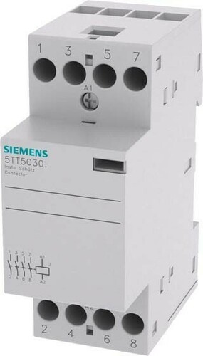 Siemens Dig.Industr. Installationsschütz 4S 230VAC 25A 220VDC 5TT5030-0