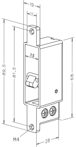 Assa Abloy effeff Riegelschaltkontakt 875-10-------00