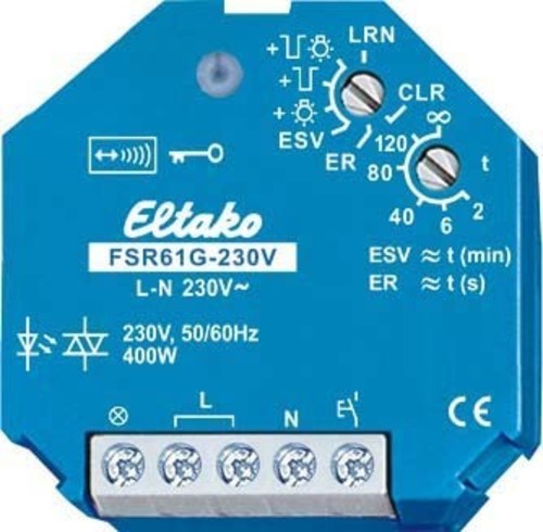 Eltako Stromstoß-Schaltrelais geräuschlos FSR61G-230V