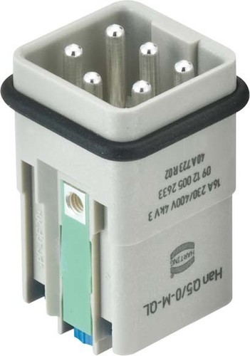 Harting Stifteinsatz Han Q5/0-M-QL 1,5mm 09120052634