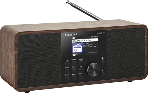 Telestar DAB+Internetradio TFT-Farbdisplay,BT DIRAS24i