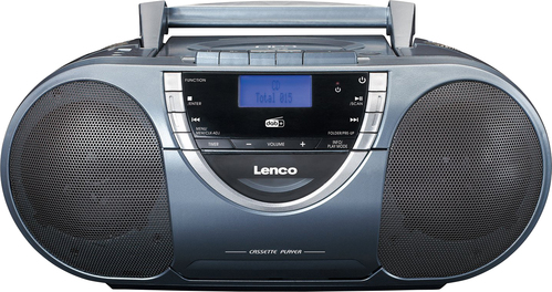 LENCO DAB+Radio/CD/Kassette MP3 Boombox SCD-6800GY Grey