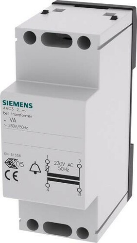 Siemens Dig.Industr. Klingeltransformator 230-240VAC,50Hz 4AC3208-0
