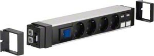 Tehalit Anschlussblock 2xCat6A,1xSch,4xSTD NRS6204D20
