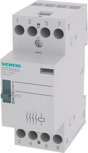 Siemens Dig.Industr. Installationsschütz 4S 400VAC 25A 24VDC 5TT5030-8