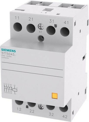 Siemens Dig.Industr. Installationsschütz 4Ö,400VAC,40A 5TT5043-0
