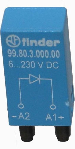 Finder Freilaufdiode 6..220VDC f.Fas. 94.82/83/84 99.80.3.000.00