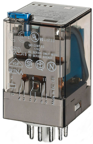 Finder Ind-Rel.11pol.12VDC 3W 10A f.Fas. 90.73/112 60.13.9.012.0040 Finder Ind-Rel.11pol.12VDC 3W 10A f.Fas. 90.73/112 60.13.9.012.0040