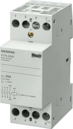 Siemens Dig.Industr. Installationsschütz 4S 230V 25A 5TT5820-0