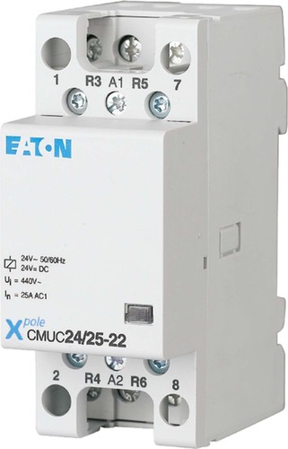 Eaton Installationsschütz 24VAC/DC, 4Ö, 25A CMUC24/25-04