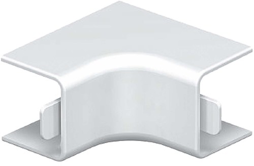 OBO Bettermann Vertr Inneneckhaube halogenfrei 20x20mm, PC/ABS, rw WDKH-I20020RW