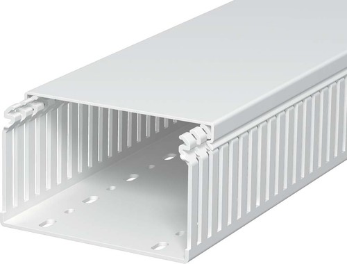 OBO Bettermann Vertr Verdrahtungskanal hfr, 75x125x2000 lichtgrau LKVH N 75125