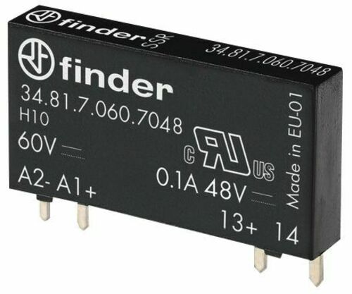 Finder SSR-Relais 24VDC 16..30V 7mA 34.81.7.024.7048