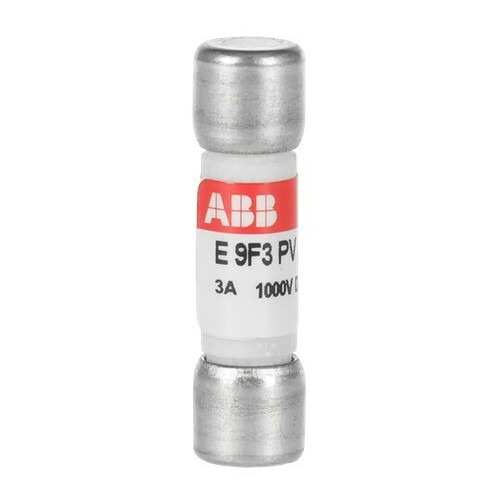 ABB Stotz S&J Sicherung 10,3x38, 3A E 9F3 PV ABB Stotz S&J Sicherung 10,3x38, 3A E 9F3 PV