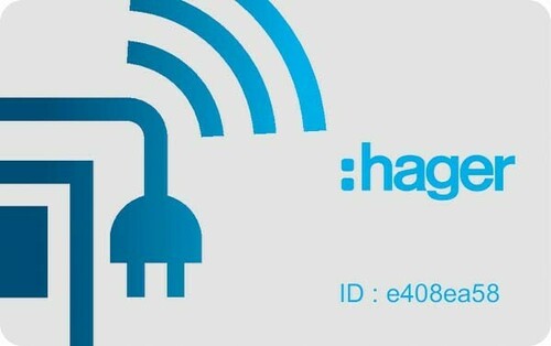 Hager Ladest. Set 20 RFID Karten für witty flow XEVA420