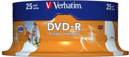 Verbatim DVD-R Cakebox 25 Discs VERBATIM 43538(VE25)