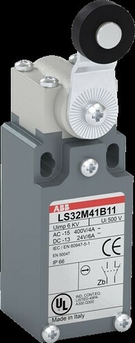 ABB Stotz S&J Standard-Positionsschalter Metall-Gehäuse IP66 LS32M41B11