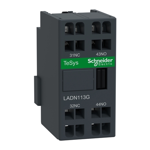 Schneider Electric Hilfsschalterblock, 1S+1Ö Federzuganschluss LADN113G