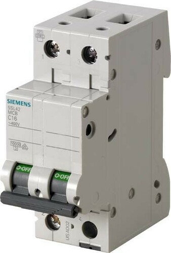 Siemens Dig.Industr. Leitungsschutzschalter 400V,10KA,2p.,C,25A 5SL4225-7 Siemens Dig.Industr. Leitungsschutzschalter 400V,10KA,2p.,C,25A 5SL4225-7