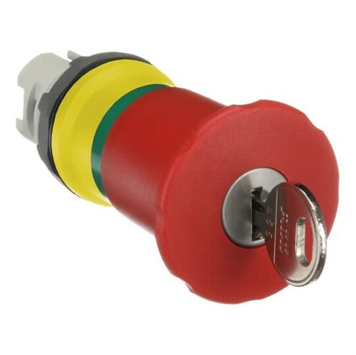 ABB Stotz S&J Not-Aus-Taster-Vorsatz -Vorsatz Schloss rot MPEK4-12R ABB Stotz S&J Not-Aus-Taster-Vorsatz -Vorsatz Schloss rot MPEK4-12R