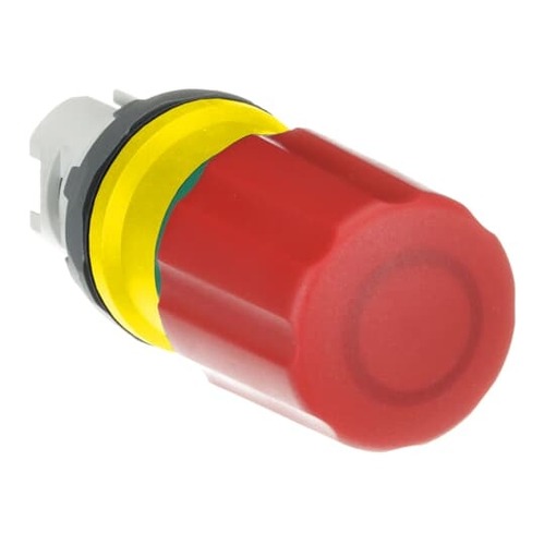 ABB Stotz S&J Not-Aus-Taster-Vorsatz -Vorsatz zugentr rot MPEP3-10R