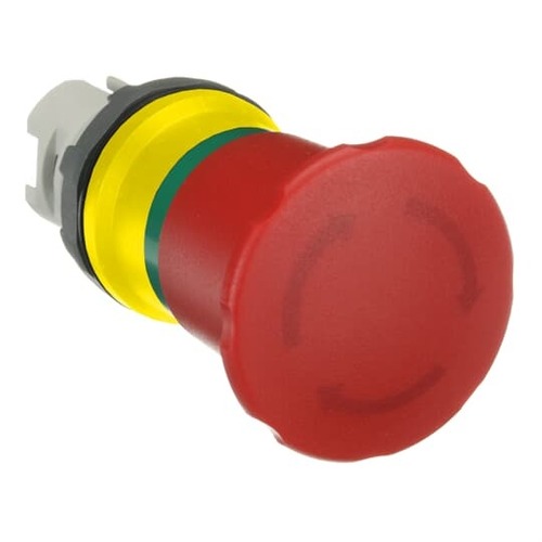ABB Stotz S&J Not-Aus-Taster-Vorsatz -Vorsatz drehent rot MPET4-10R