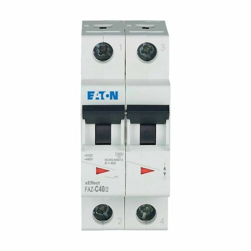 Eaton Leitungsschutzschalter C 40A, 2p FAZ-C40/2 Eaton Leitungsschutzschalter C 40A, 2p FAZ-C40/2