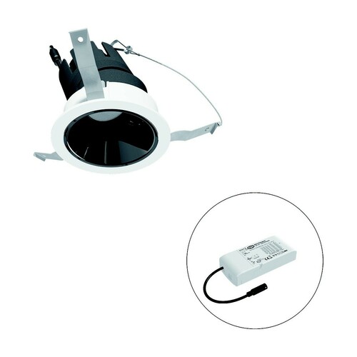 EVN Lichttechnik LED-Einbauleuchte modular Konfigurationstype F01R09AM0640L24D