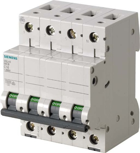 Siemens Dig.Industr. Leitungsschutzschalter 400V,10KA,3+N,50A 5SL4650-6
