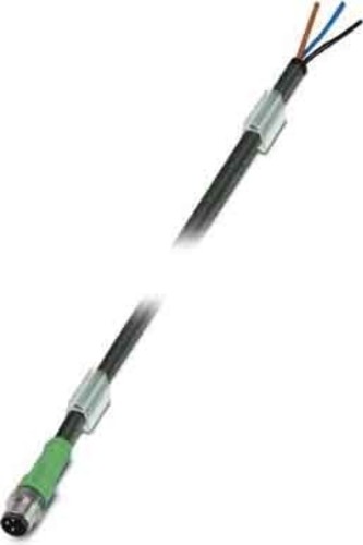 Phoenix Contact Sensor-Kabel, Stecker M8 gerade,3p.,3m SAC-3P-M 8MS/3,0-PUR