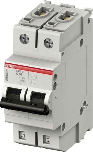 ABB Stotz S&J Leitungsschutzschalter 1A C 2P S402M-C1