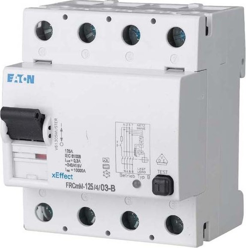 Eaton FI-Schalter 125A 4p 100mA FRCMM-125/4/01-B Eaton FI-Schalter 125A 4p 100mA FRCMM-125/4/01-B