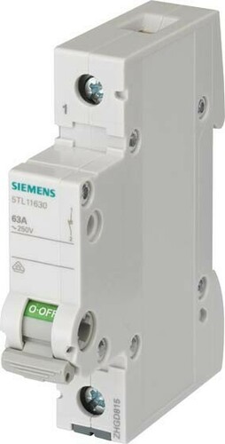 Siemens Dig.Industr. Ausschalter 40A,1pol. 5TL1140-0