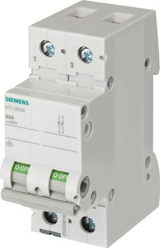 Siemens Dig.Industr. Ausschalter 100A,2pol. 5TL1291-0