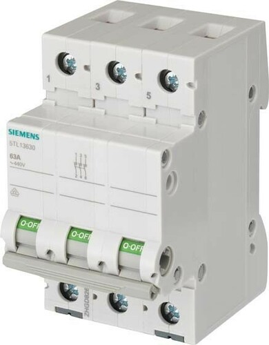 Siemens Dig.Industr. Ausschalter 32A,3pol. 5TL1332-0