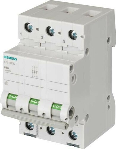 Siemens Dig.Industr. Ausschalter 40A,3pol. 5TL1340-0