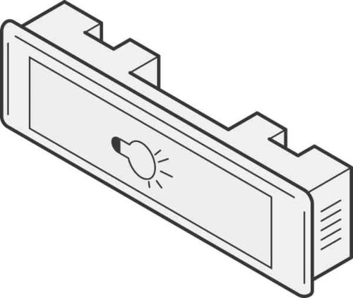 Renz Metallwaren. Lichttaster LIRA 75x22 braun 97-9-85111 br