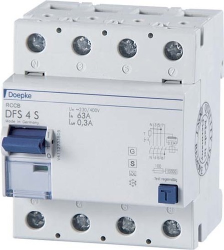 Doepke FI-Schalter DFS4 100-4/0,50-A S