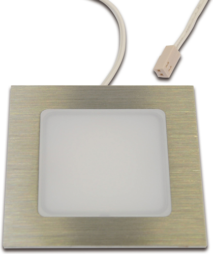 Hera LED-Einbauleuchte edelstahloptik 4000K 20203188003